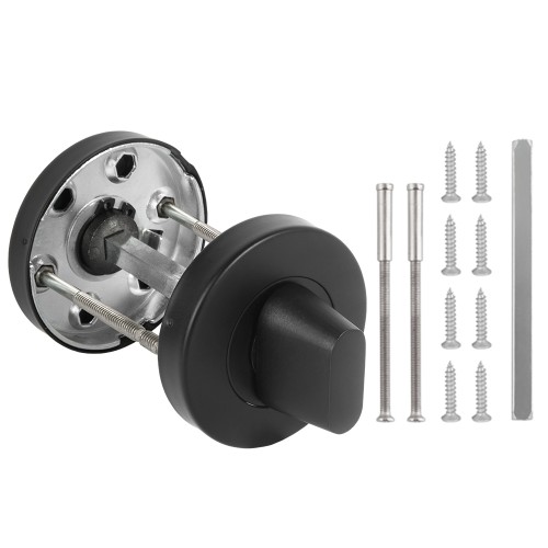 Ручка поворотная BK6.R.DSS201-02 (DSS-02-BK6) (INOX 201) BLACK