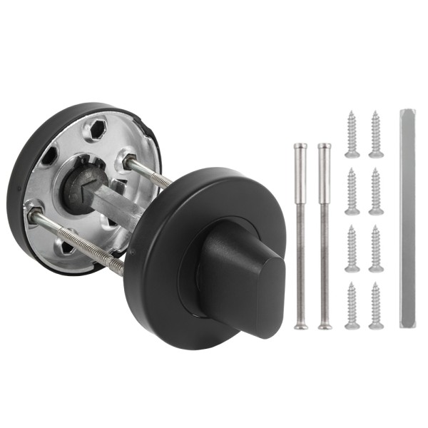 Ручка поворотная BK6.R.DSS201-02 (DSS-02-BK6) (INOX 201) BLACK