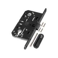 Корпус замка магнит. под цил. MEDIANA POLARIS B06103.50.93.567 с отв. планк B02402.05 (черный)