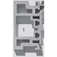 dormakaba Несущая LM-балка h=100мм l=6250мм анодированная E6/CO
