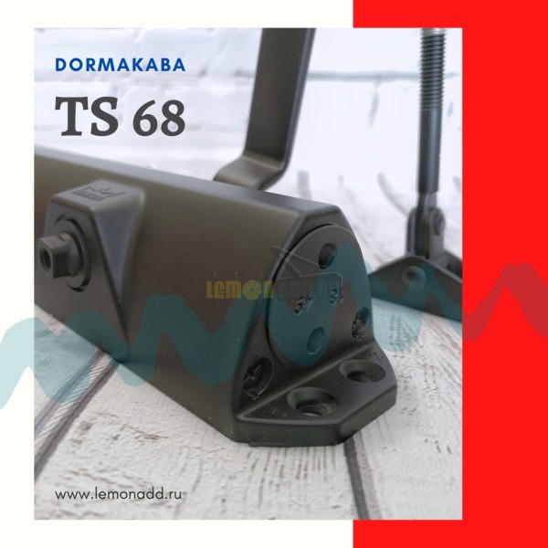 DORMA TS 68 (дверной доводчик в комплекте с рычагом)