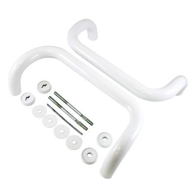 ЛДМ Ручка офисная скоба 300х30 мм белая Ручка-скоба