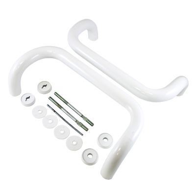 ЛДМ Ручка офисная скоба 300х30 мм белая Ручка-скоба