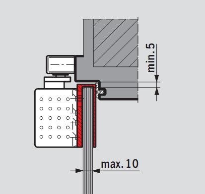 dormakaba TS 92B комплект для цельностеклянной двери