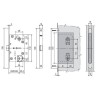 B01102.50.03.567 Защелка врезная WC (латунь) MEDIANA EV. (инд.упак+B01000.13)