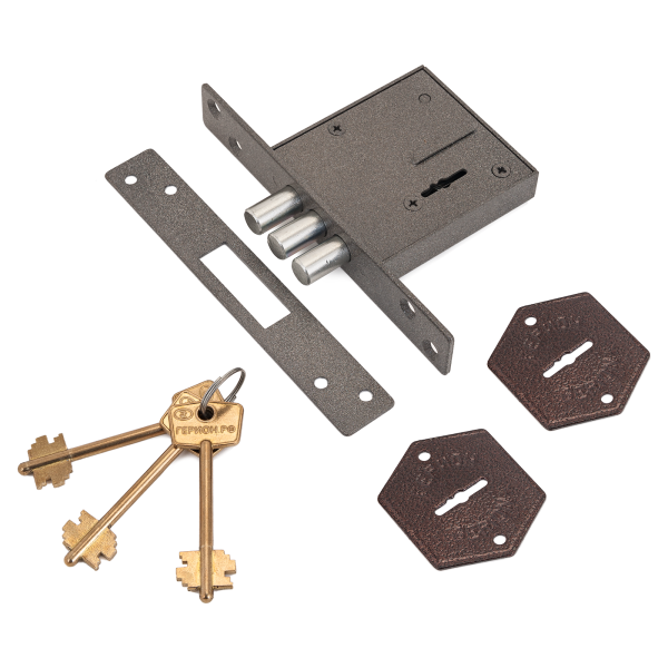 Герион "Гарант-3М" 3 ригеля 3 кл Замок врезной без руч. (35)