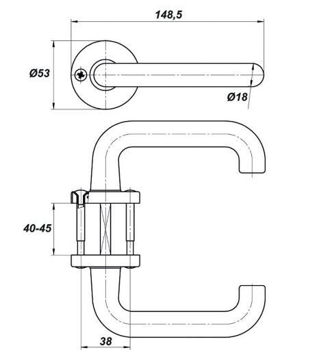 Балашиха НР 0302 ант.серебро Комплект ручек (10)