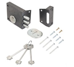 Д-град Зенит ЗН4-1 серебро Замок накладной  (20)