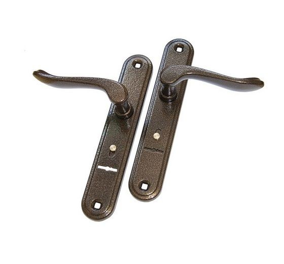 Гардиан 4131 Соната черный муар к замку Гардиан 1011,3011 Комплект ручек (15)