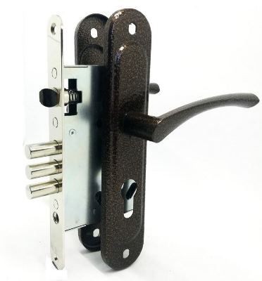 Д-град Зенит ЗВ4.009/17  ПРОФИ без Ц/М медь , м/о 55 мм Замок врезной с/руч.(15,10)