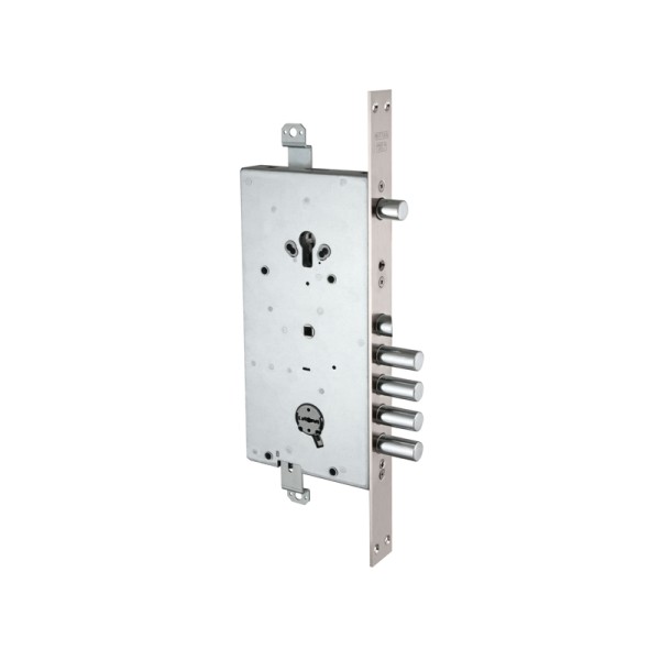 Замок врезной двухсистемный 54.J936M-S MyKey (левый), перекод. с торца, кл. 40 мм, без накл.