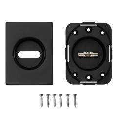 Накладка на сувальдный замок ESC.S-auto.RL/U/K.477 BL-24 черный