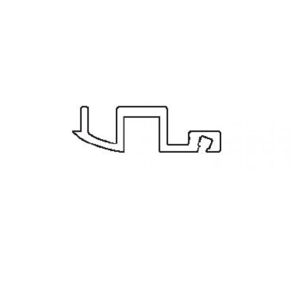 dormakaba Декор U-профиль LM-балки для LW зоны прохода 6250мм E6/C0