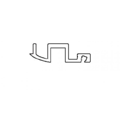 dormakaba Декор U-профиль LM-балки для LW зоны прохода 6250мм E6/C0