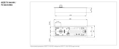GEZE TS 500 NV EN 1-4 и EN 3 (напольный дверной доводчик в комплекте со шпинделем)