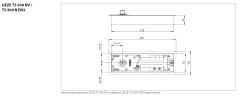 GEZE TS 500 NV EN 1-4 и EN 3 (напольный дверной доводчик в комплекте со шпинделем)