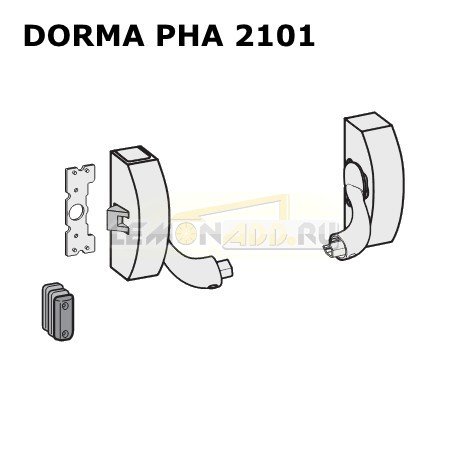 DORMA PHA 2101  (антипаниковое устройство серии PHA 2000)