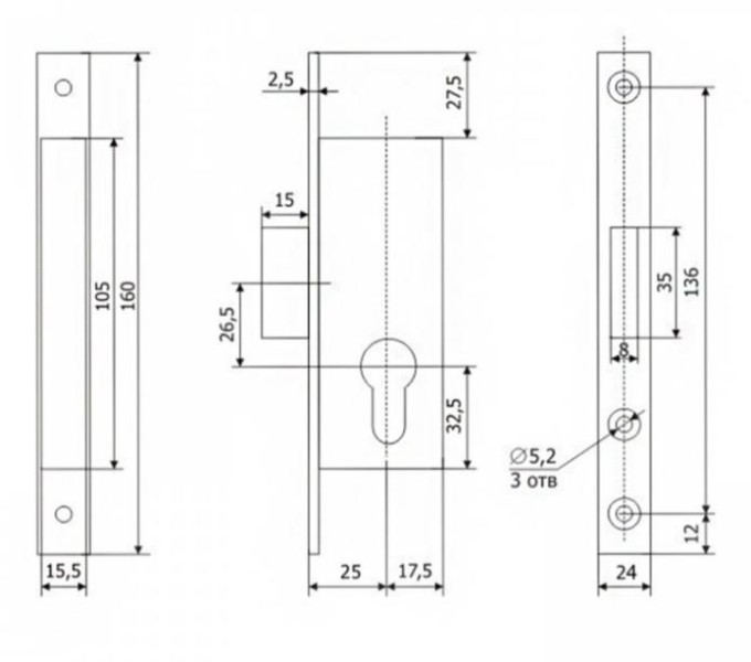 Гардиан PROFI 25.01.24 б/о без ц/м Замок врезной б/руч (24)