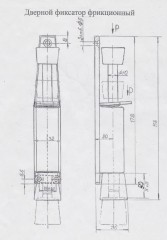 Фиксатор дверной фрикционный белый РостовНаДону (50)