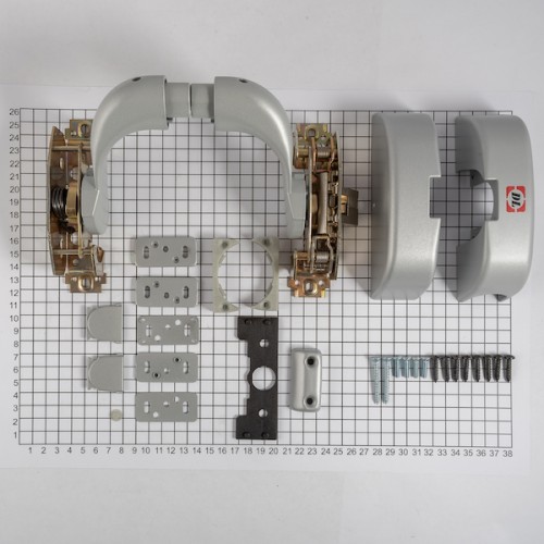 DOORLOCK PD900FR нажимной механизм системы антипанка, цвет серебристый