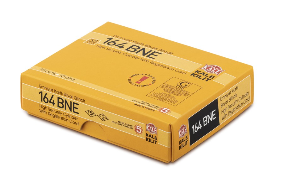 Цилиндровый механизм 164 BN/68 (26+10+32) mm латунь 5 кл.