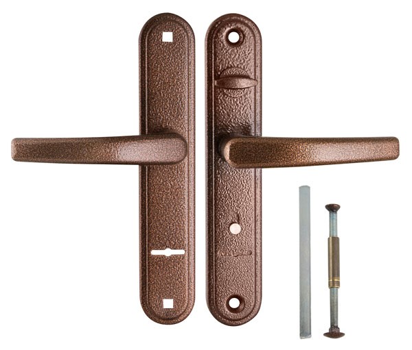 Ручка дверная 4112 Вега (антик) /124:1:90(2474)/