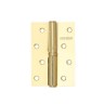 АЛЛЮР 2043 (100х70) L1-RH-1BB-BP БЛИСТЕР П латунь Петля дверная 2 шт (50,25)