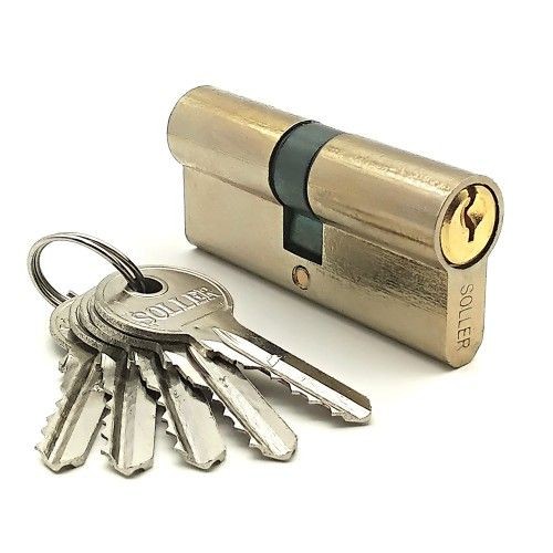 Soller F5 70мм золото 5кл. латунь/металл Механизм цилиндровый(120,12)