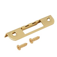 Ответная планка АЛЛЮР 068 PB золото для финских дверей (250,50)