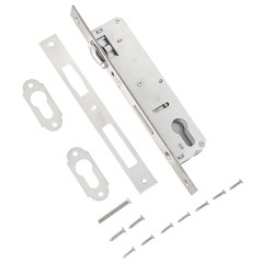 БУЛАТ ЗВ 5-1.25.00.23.08 нерж. сталь 25мм ролик.зщ под ц/м Замок врезной б/руч (30)