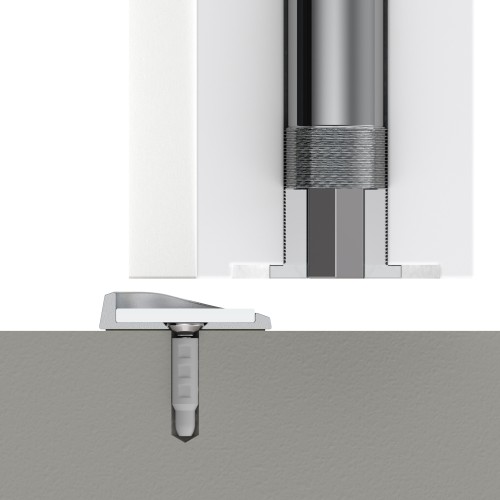 Упор дверной скрытый MAX INOX