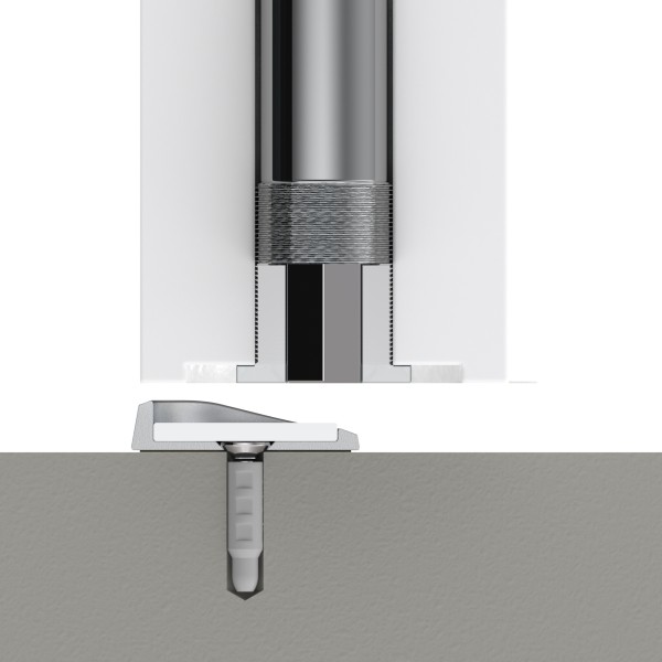 Упор дверной скрытый MAX INOX