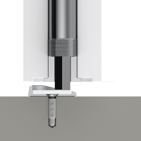 Упор дверной скрытый MAX INOX
