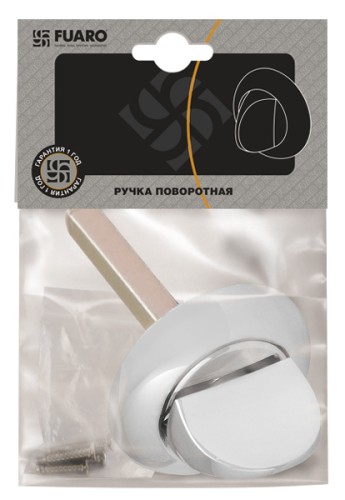 Ручка поворотная BKW8x75.R.HMR54 (HMR8x75) CP хром