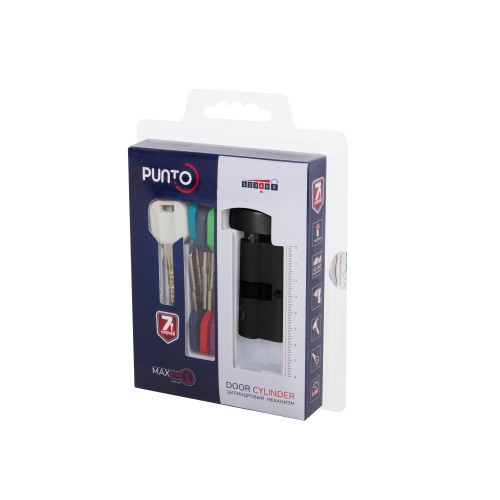 Цилиндровый механизм MaxPro7002Knob52mm(21+10+21) GR графит 7key с вертушкой