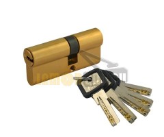 Цилиндровый механизм асимметричный ЛПУ (личина перфорированная усиленная ключ-ключ)