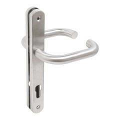 БУЛАТ РФ 85.30.09НС AISI 304 INOX нержавеющая сталь д/узкопроф.замков Ручка на планке (24)