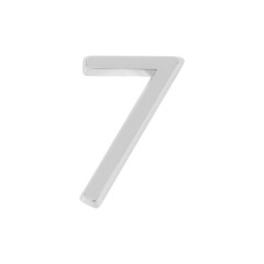 Цифра &quot;7&quot; самоклеящаяся ABS (50х37) (FUARO) CP хром