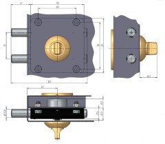 С-Пб Барьер-Каре Замок накладной (10)