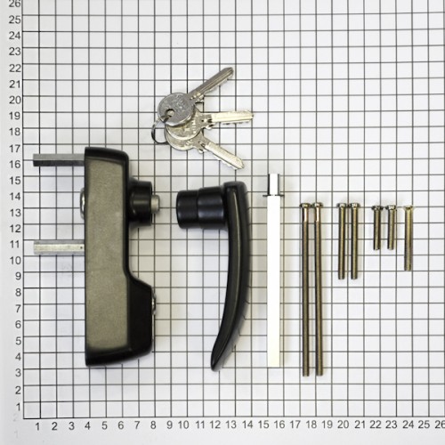 DOORLOCK DL PD900FR/H1 внешняя нажимная ручка системы антипанка, цвет черный