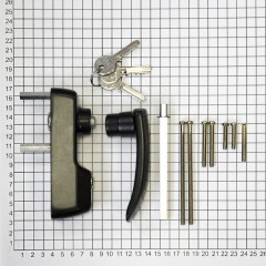 DOORLOCK DL PD900FR/H1 внешняя нажимная ручка системы антипанка, цвет черный