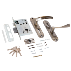 АЛЛЮР ЗВ 4-103 AB ст.бронза Замок врезной с/руч (20)