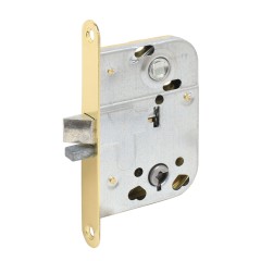 АЛЛЮР 2014 PB золото для финских дверей с фиксатором б/о Защёлка (50,10)