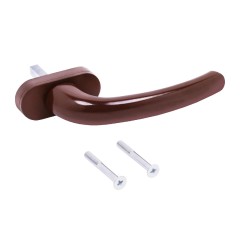 Ручка ХЕДЕР для пластиковых окон &quot;HOPA&quot; штифт 35 мм корич.