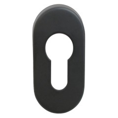 Накладка для ц/м СТАНДАРТ 0900 SS BLACK ЧЕРНАЯ INOX нержавеющая сталь (100,5)