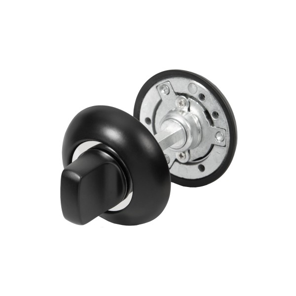 Ручка поворотная с фиксацией ключом BK6.FIX.JR BL-24 черный