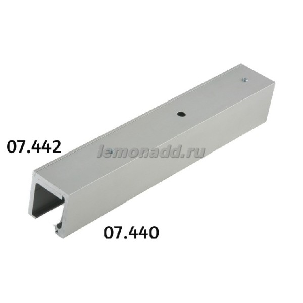 DORMA Agile 50 угловой профиль для крепления трека к стене (фото)