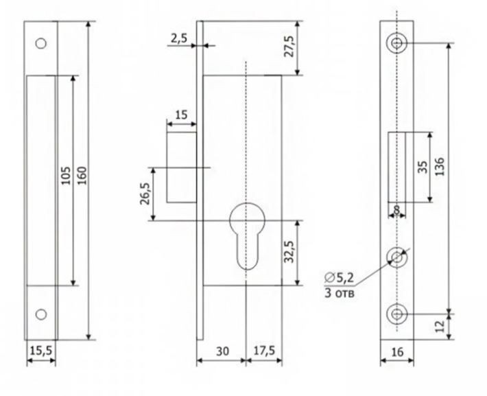 Гардиан PROFI 30.01.16 б/о без ц/м Замок врезной б/руч (24)