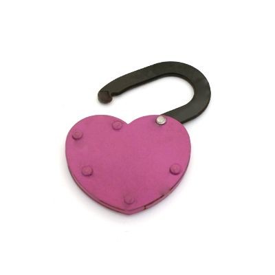 Н.Новгород ЗВ-А "Сердечко" розовый Замок навесной (50)