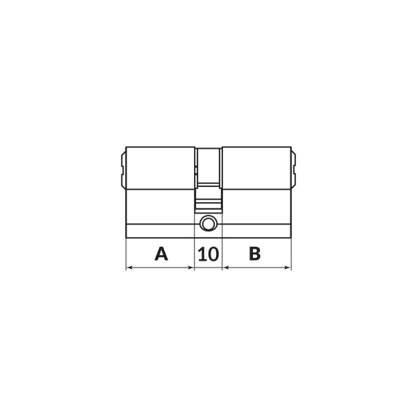 Цилиндровый механизм MaxPro7000Key 52mm (21+10+21) GR графит 7key